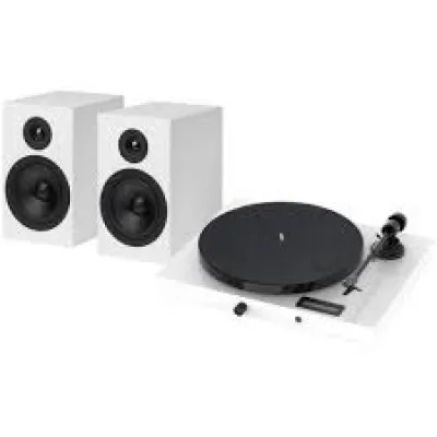 Pro-Ject Set Jukebox E1 + Speaker Box 5 White/White Pro-Ject Set Jukebox E1 + Speaker Box 5 White/White