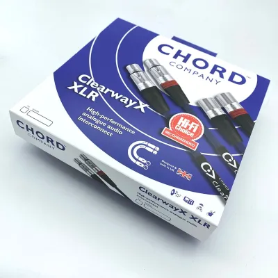 CHORD ClearwayX 2XLR to 2XLR 1m CHORD ClearwayX 2XLR to 2XLR 1m