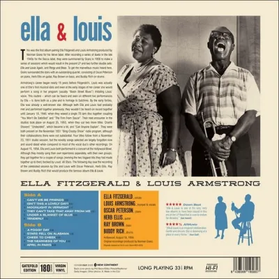 Вініловий диск Ella Fitzgerald & Louis: Ella & Louis Вініловий диск Ella Fitzgerald & Louis: Ella & Louis