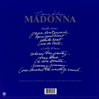 Вініловий диск Madonna: True Blue