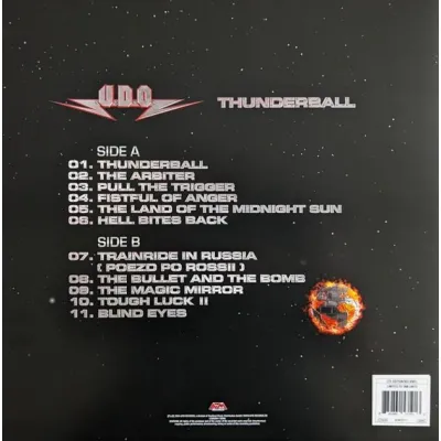 Вініловий диск U.D.O.: Thunderball