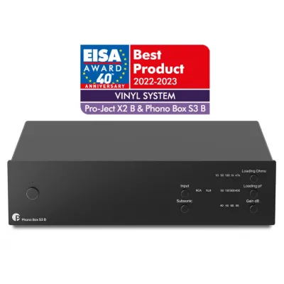 Pro-Ject Phono Box S3 B Black Pro-Ject Phono Box S3 B Black