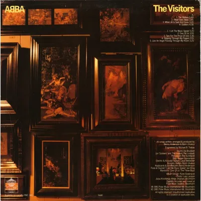 Вініловий диск Abba: Visitors -Hq