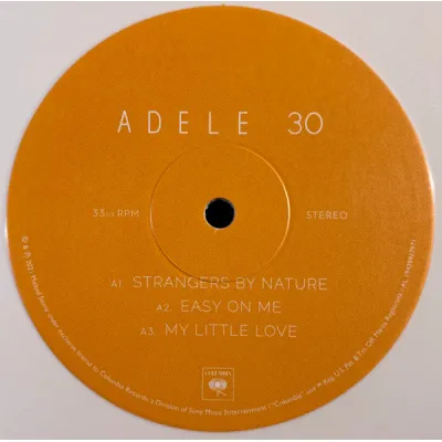 Вініловий диск Adele: 30 -Hq/Gatefold Вініловий диск Adele: 30 -Hq/Gatefold