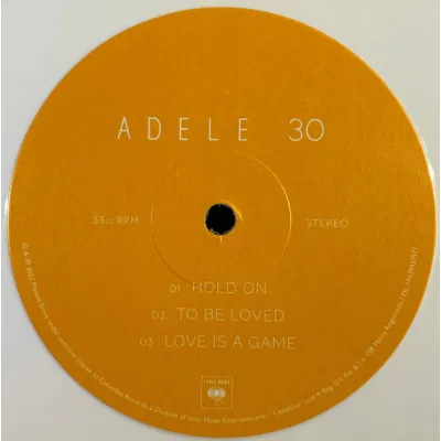 Вініловий диск Adele: 30 -Hq/Gatefold Вініловий диск Adele: 30 -Hq/Gatefold