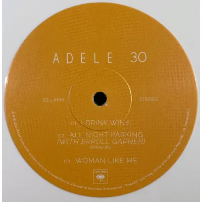 Вініловий диск Adele: 30 -Hq/Gatefold Вініловий диск Adele: 30 -Hq/Gatefold