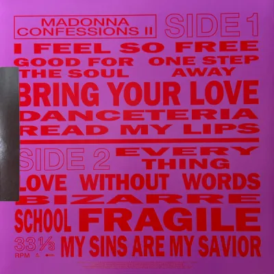 Вініловий диск Madonna: Confessions II