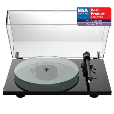 Pro-Ject T2 W Rainier High Gloss Black Pro-Ject T2 W Rainier High Gloss Black