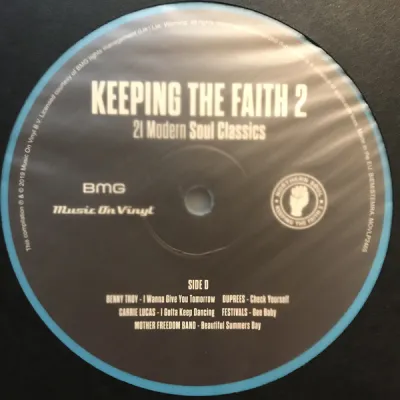 Вініловий диск V/A: Keeping The Faith 2-Clrd (180g) /2LP