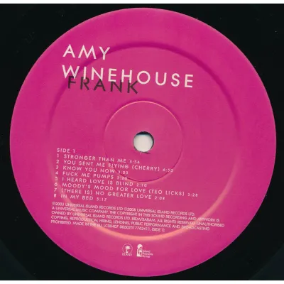 Вініловий диск 2LP Amy Winehouse: Frank -Hq/Download (180g)