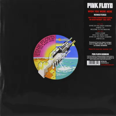 Вініловий диск Pink Floyd: Wish You Were Here -Hq Вініловий диск Pink Floyd: Wish You Were Here -Hq