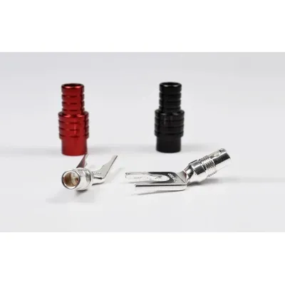CHORD ChordOhmic ChorAlloy Spade SHORT CRIMP & Black ABS Cap CHORD ChordOhmic ChorAlloy Spade SHORT CRIMP & Black ABS Cap