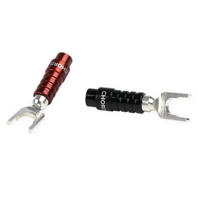 CHORD ChordOhmic ChorAlloy Spade SHORT CRIMP & Red ABS Cap CHORD ChordOhmic ChorAlloy Spade SHORT CRIMP & Red ABS Cap