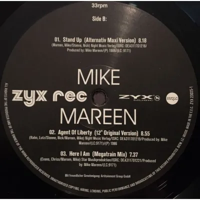 Вініловий диск Mike Mareen: Greatest Hits & Remixes