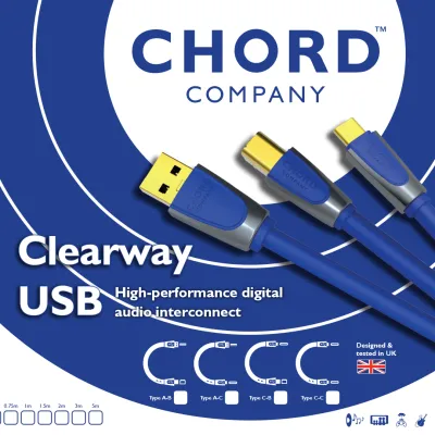 CHORD Clearway USB A-C 1m (CLE2302.010.1) CHORD Clearway USB A-C 1m (CLE2302.010.1)