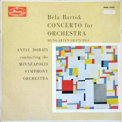 Вініловий диск LP Béla Bartok: Concerto For Orchestra Вініловий диск LP Béla Bartok: Concerto For Orchestra