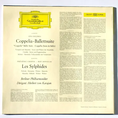 Вініловий диск LP Delibes/Chopin: Ballet Suite & Les.. -Hq Вініловий диск LP Delibes/Chopin: Ballet Suite & Les.. -Hq