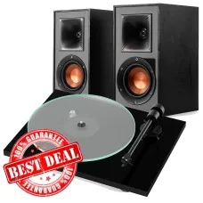 Акция! Pro-Ject T1 OM5e Piano + Klipsch Reference R-41PM Black
