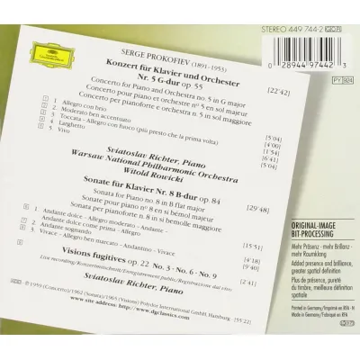 Вініловий диск Sergei Prokofiev: Piano Concerto No. 5 -Hq Вініловий диск Sergei Prokofiev: Piano Concerto No. 5 -Hq