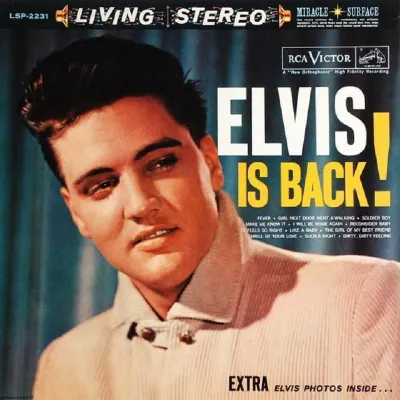 Вініловий диск Elvis Presley: Elvis Is Back! -Coloured Вініловий диск Elvis Presley: Elvis Is Back! -Coloured