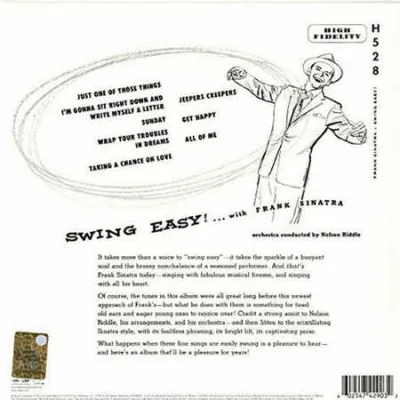 Вініловий диск Frank Sinatra: Swing Easy (Limited Edition 10?) -Ltd/Hq Вініловий диск Frank Sinatra: Swing Easy (Limited Edition 10?) -Ltd/Hq