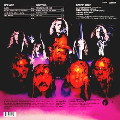 Вініловий диск Deep Purple: Burn -Hq/Download Вініловий диск Deep Purple: Burn -Hq/Download