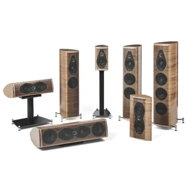 Sonus Faber Olympica Nova On Wall Walnut