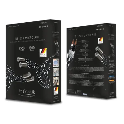 Inakustik Referenz NF-204 Micro AIR Stereo RCA 1,0m Inakustik Referenz NF-204 Micro AIR Stereo RCA 1,0m