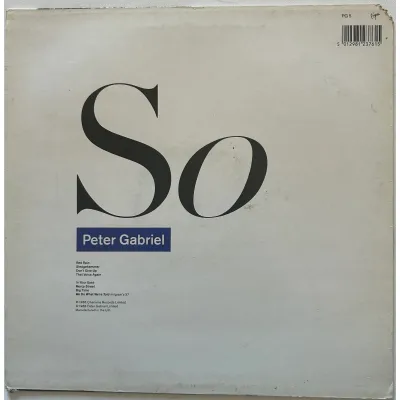Вініловий диск Peter Gabriel: So