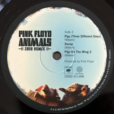 Вініловий диск Pink Floyd: Animals (2018 Remix) Вініловий диск Pink Floyd: Animals (2018 Remix)