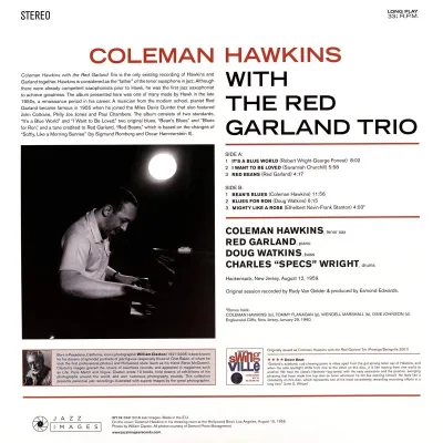 Вініловий диск Coleman Hawkins: With The Red Garland Trio