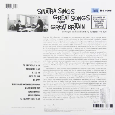 Вініловий диск Frank Sinatra: Great Songs From Great..