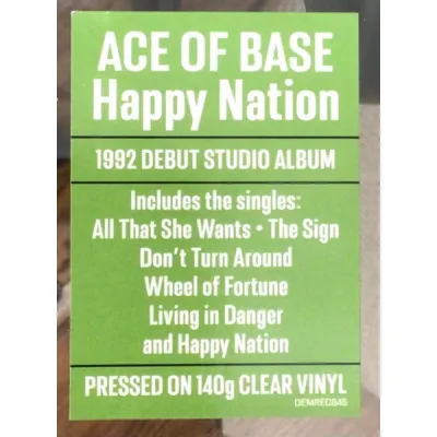 Вініловий диск Ace Of Base: Happy Nation Вініловий диск Ace Of Base: Happy Nation