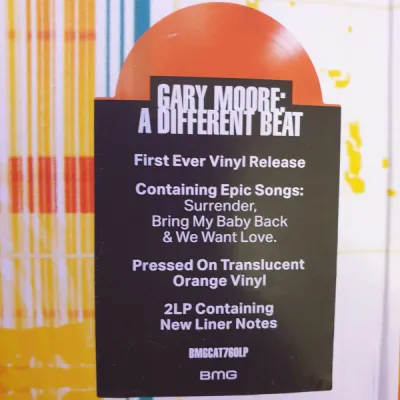 Вініловий диск Gary Moore: A Different Beat /2LP Вініловий диск Gary Moore: A Different Beat /2LP