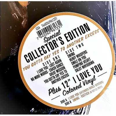 Вініловий диск Yello: You Gotta Say Yes to Another Excess /2LP Вініловий диск Yello: You Gotta Say Yes to Another Excess /2LP