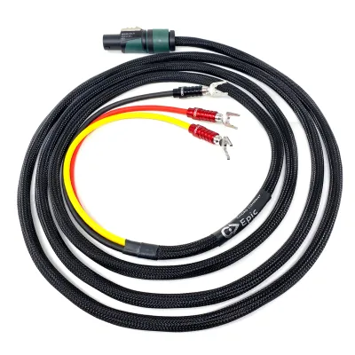 CHORD Epic High-Level Subwoofer Cable Spades - Speakon 3m
