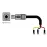 CHORD Epic High-Level Subwoofer Cable Spades - Speakon 3m