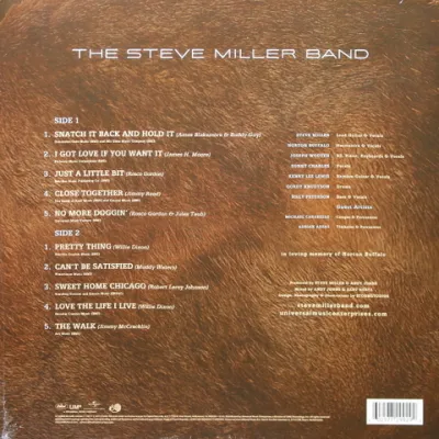 Вініловий диск Steve Miller - Band: Let Your Hair Down -Hq Вініловий диск Steve Miller - Band: Let Your Hair Down -Hq