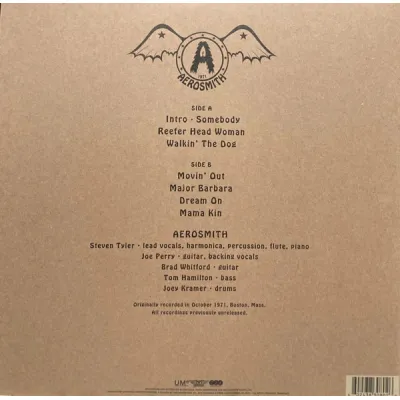 Вініловий диск Aerosmith: 1971: The Road Starts Hear