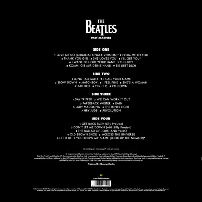 Вініловий диск Beatles: Past Masters /2LP Вініловий диск Beatles: Past Masters /2LP